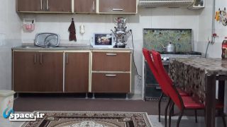 آشپزخانه سوئیت 60 متری اقامتگاه بوم گردی عمارت جاوید - گرگان - روستای نوده ملک